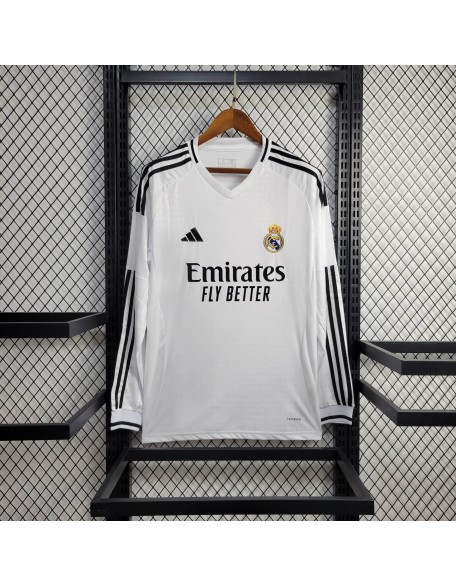 Real Madrid Home Jersey 24/25 Long Sleeves