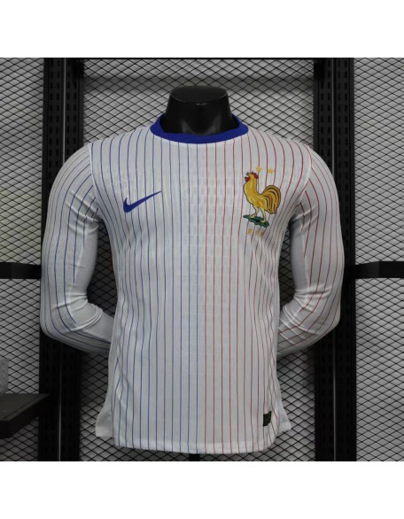 Long sleeve player version France Away Jerseys 2024 