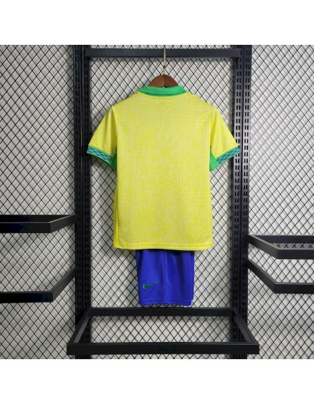 Brazil Home Jerseys 2024 Kids