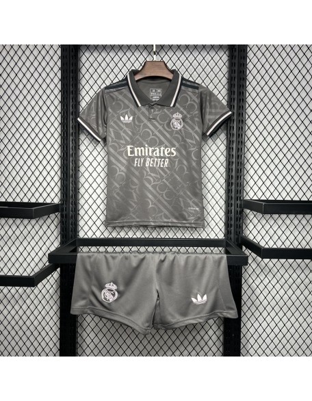 24/25 Real Madrid Third Football Jersey For Kids 
