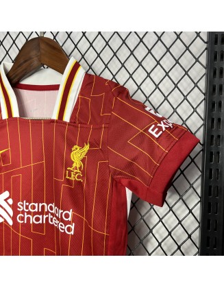 24/25 Liverpool Home Football Shirt For Kids
