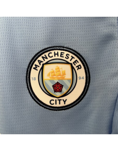 Manchester City Soccer Jersey 24/25 For Kids 