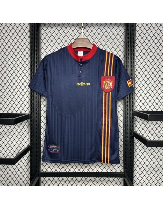 Spain Away Jerseys 1996 Retro